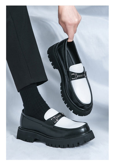 Zapatos Casuales de Cuero con Plataforma para Hombre - Image 11