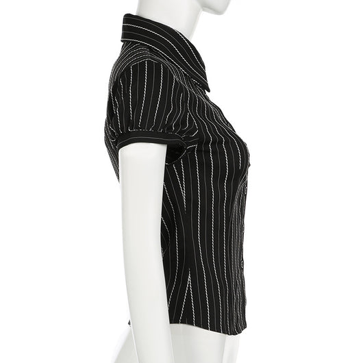 Blusa Rayada Estilo Americano para Mujer - Image 27