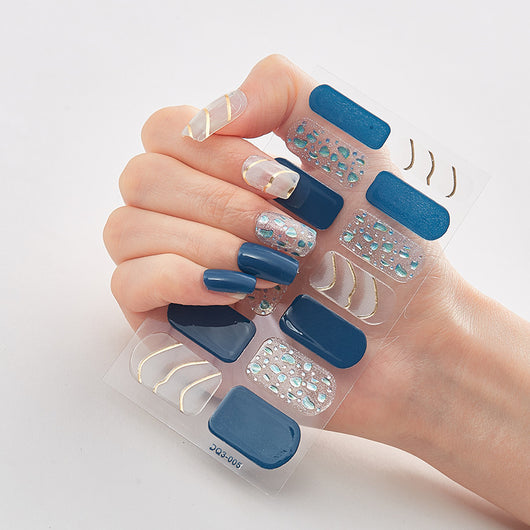 Stickers de Uñas Dorados Personalizados para Mujeres - Image 5