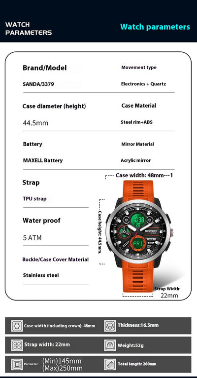 Reloj Deportivo Multifuncional Resistente al Agua con Alarma y Recordatorios - Image 13