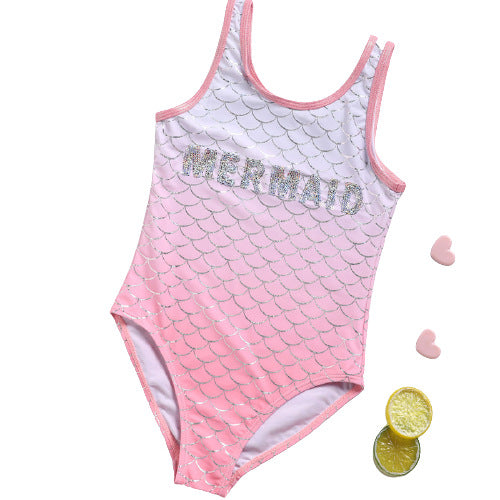 Traje de Baño Infantil con Diseño de Escamas de Pez - Image 8