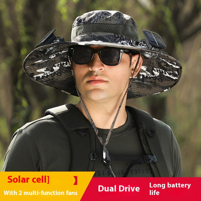 Gorro Solar con Ventilador y Batería de Larga Duración - Image 13
