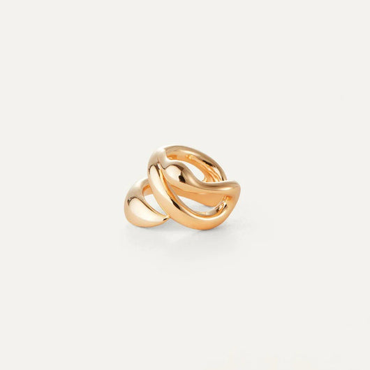 Arete Minimalista Multicapa para Cartílago - Clip Elegante Estilo Francés - Image 10