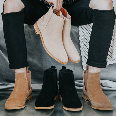 Botas Martin de Cuero para Hombre - Estilo Británico Casual - Image 9