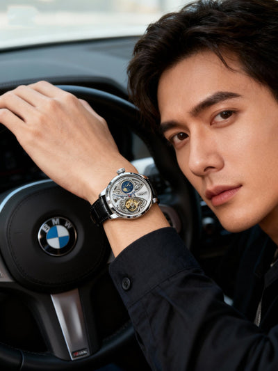 Reloj Automático Tourbillon con Fases Lunares y Diseño Calado - Image 20
