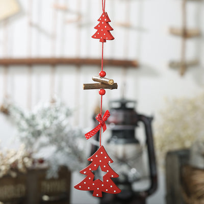 Adorno Navideño de Madera con Lunares Creativos - Image 5