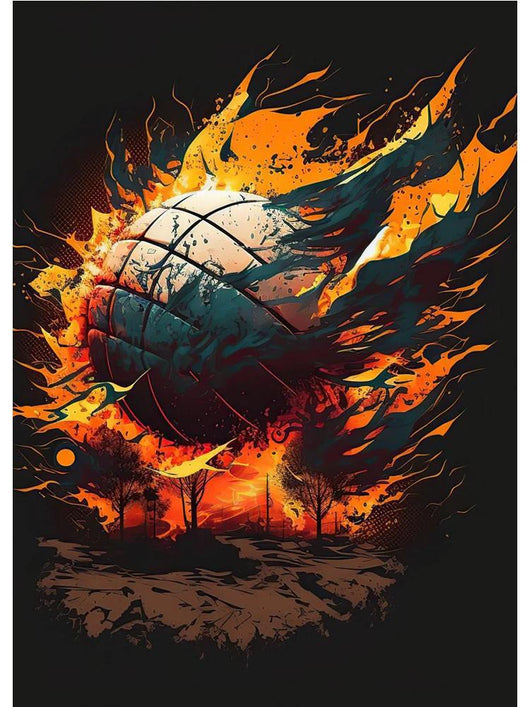 Póster Colorido: Astronautas Jugando Baloncesto en el Espacio - Image 4