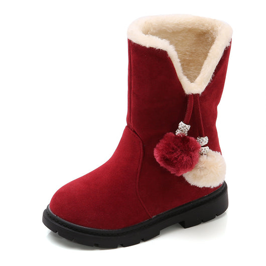 Botas Calientitas de Algodón para Niñas - Estilo Princesa Invierno - Image 13