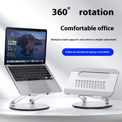Soporte Ajustable para Laptop en Aluminio - Elevable, Giratorio y Plegable - Image 4