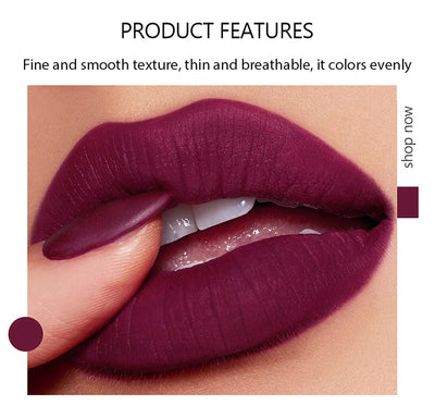 Set de 5 Labiales Mate Velvet Resistente al Agua - Rojo Sexy Larga Duración - Image 17