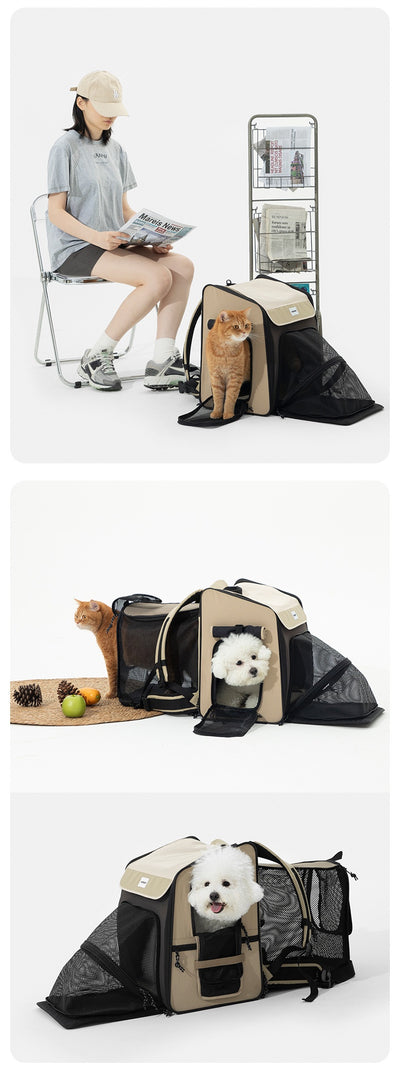 Mochila Transportadora Respirable para Gatos y Perros - Gran Capacidad Portátil - Image 22