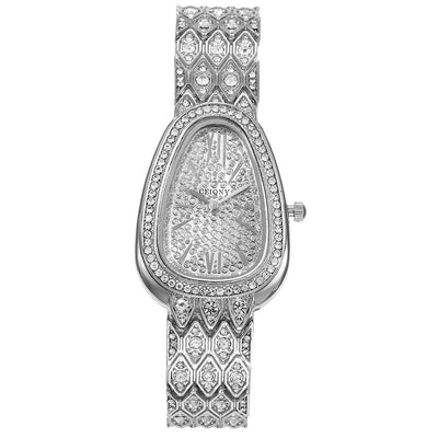 Reloj de Acero con Cadena Brillante y Diamantes Incrustados - Image 12