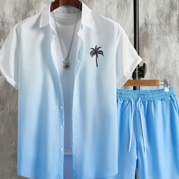 Traje Casual de Verano para Hombre Transpirable Ice Breathable