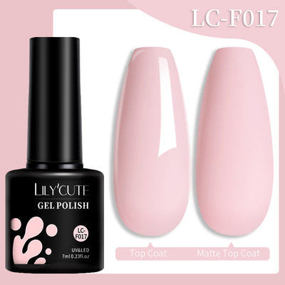 Set de Pegamento para Uñas con Brillo de Color Sólido - Image 52