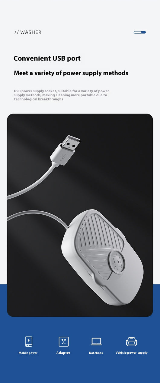 Limpiador Ultrasónico Multifuncional USB - Frutas, Verduras, Joyas y Ropa - Image 13