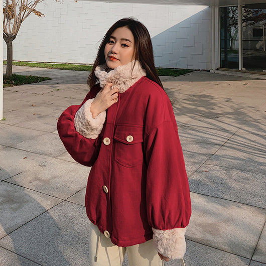 Abrigo Acolchado Corto Estilo Coreano para Estudiantes - Image 8