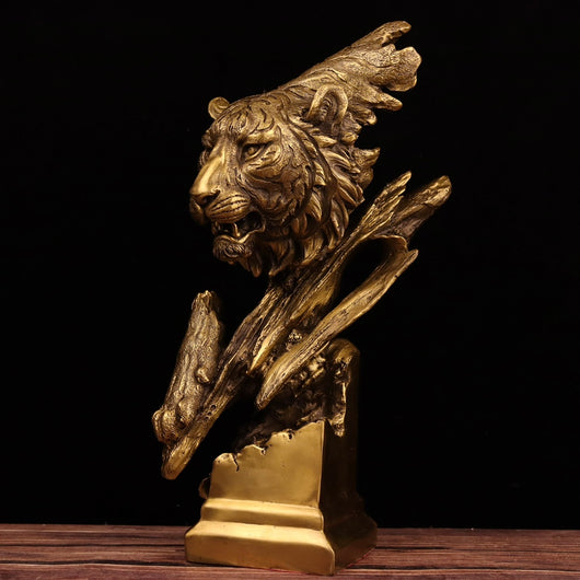Ornamento de Cobre Puro Tigre del Zodiaco Chino - Decoración Moderna para el Hogar - Image 10