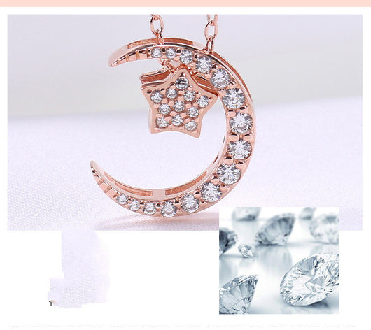 Collar de Plata Esterlina con Luna y Estrellas - Cadena Clavícula Delicada - Image 8
