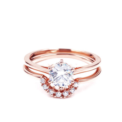 Anillo de Moissanita Doble Diseño Exclusivo para Mujer - Image 8