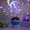Proyector de Estrellas LED Giratorio - Lámpara de Noche USB Galaxia