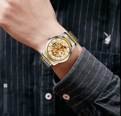Reloj Automático de Cuero para Hombre - Elegancia Profesional - Image 15