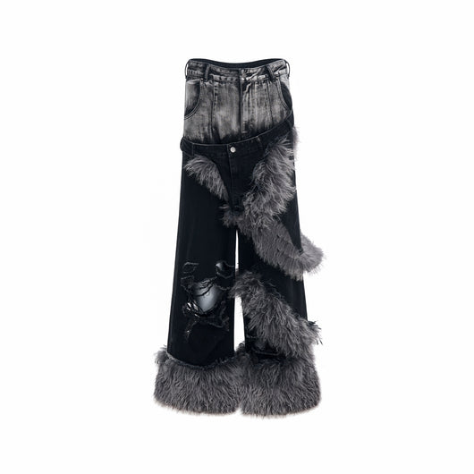 Jeans de Dos Piezas PU Premium para Hombre - Diseño Elegante y Moderno - Image 11