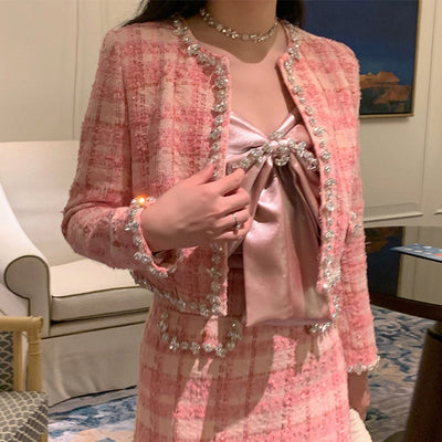 Conjunto Falda y Chaqueta Elegante Dos Piezas - Image 4