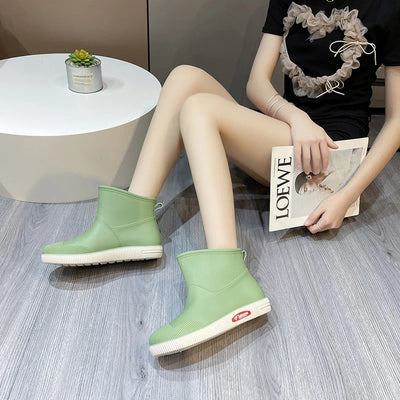 Botas Impermeables Cortas para Mujer - Estilo Moderno y Funcional - Image 23