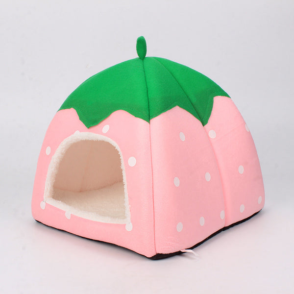 Nido Acogedor de Fresa para Gatos - Image 4