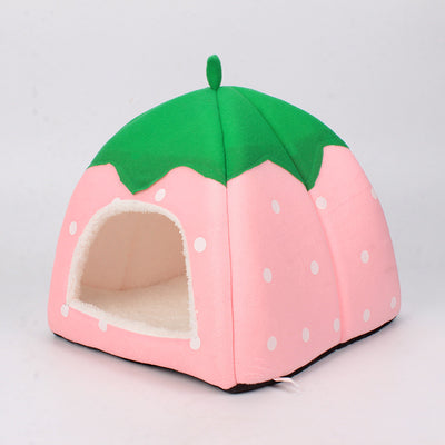 Nido Acogedor de Fresa para Gatos - Image 4
