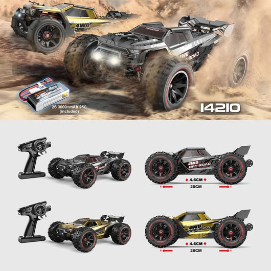 Auto RC Deportivo de Alta Velocidad con Control Remoto 2.4GHz - Camión Drift Brushless - Image 2