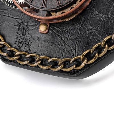 Bolso Bandolera Estilo Punk Industrial Retro para Mujer - Image 9