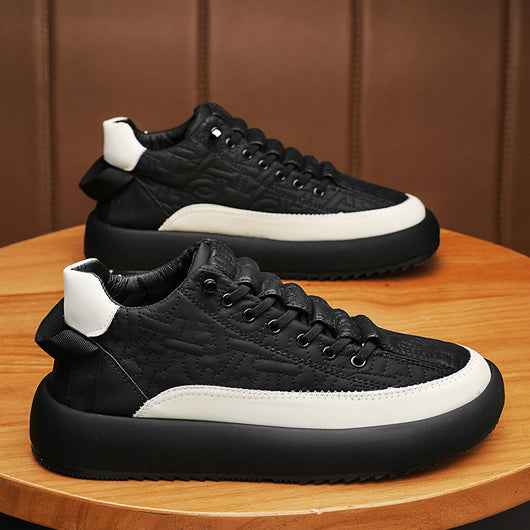 Zapatos Casuales de Cuero para Hombre - Estilo Deportivo Versátil - Image 9