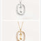 Women's Light Luxury Alphabet Sterling Plateado Collarbone Necklace Z Dorado
