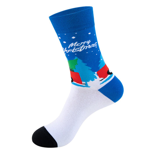 Medias Navideñas con Diseño de Papá Noel y Muñeco de Nieve - Image 28