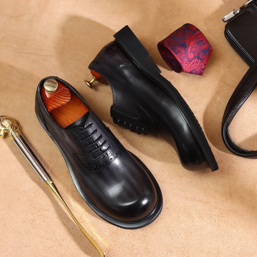 Zapatos Oxford de Cuero Premium para Hombre - Comodidad y Elegancia Ejecutiva - Image 3