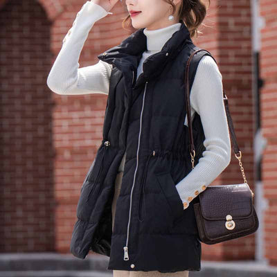 Chaleco Acolchado Ligero Estilo Coreano para Mujer - Image 7