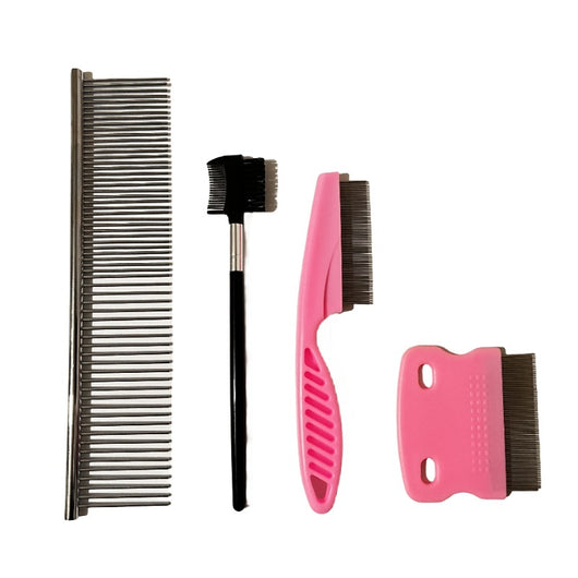 Set de 4 Peines Desparasitantes de Acero Inoxidable para Mascotas - Image 11