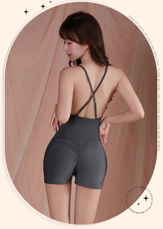 Jumpsuit Ajustado Escotado con Tirantes - Image 14