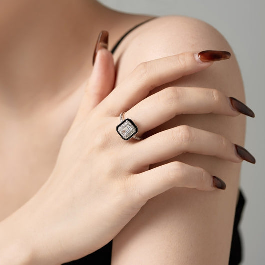 Conjunto de Anillo, Collar y Aretes en Plata Esterlina S925 - Image 10
