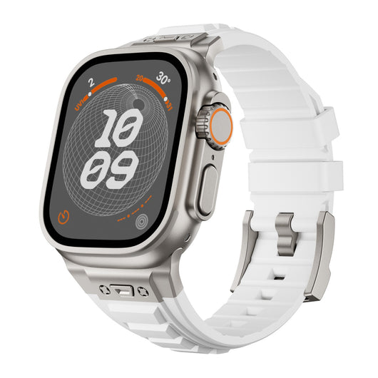 Correa Elástica de Silicona con Hebilla Metálica Plegable para iWatch 1-9 - Image 7