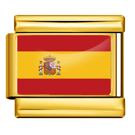 Pulsera Italiana con Resina Epóxica y Banderas del Mundo - Image 27