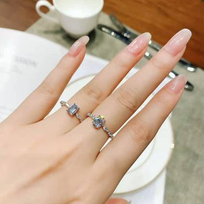 Anillo de Plata Minimalista para Mujer - Diseño Versátil Lujo Accesible - Image 9