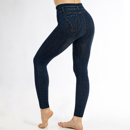 Leggins de Algodón Elasticidad Cuádruple con Control de Abdomen - Image 17