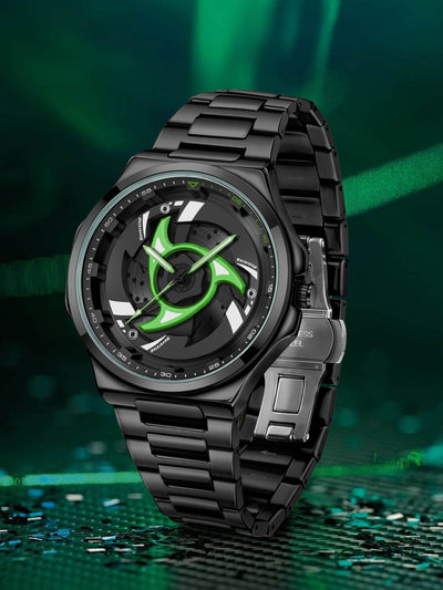 Reloj Deportivo de Acero Inoxidable con Bisel Giratorio y Esfera de Cuarzo - Image 4