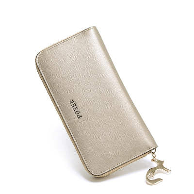 Cartera Larga de Lujo con Múltiples Compartimentos para Tarjetas - Image 8