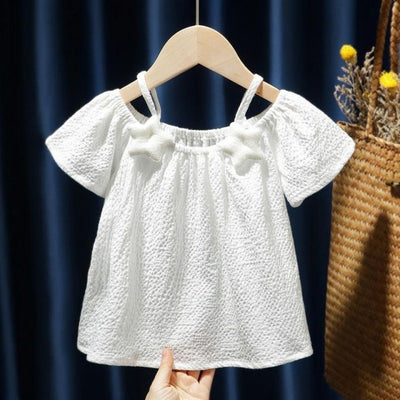 Playera Princesa de Moda para Niña - Manga Corta Estilo Sling - Image 6