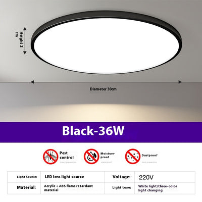 Lámpara de Techo LED Ultrafina Redonda para Sala - Image 7