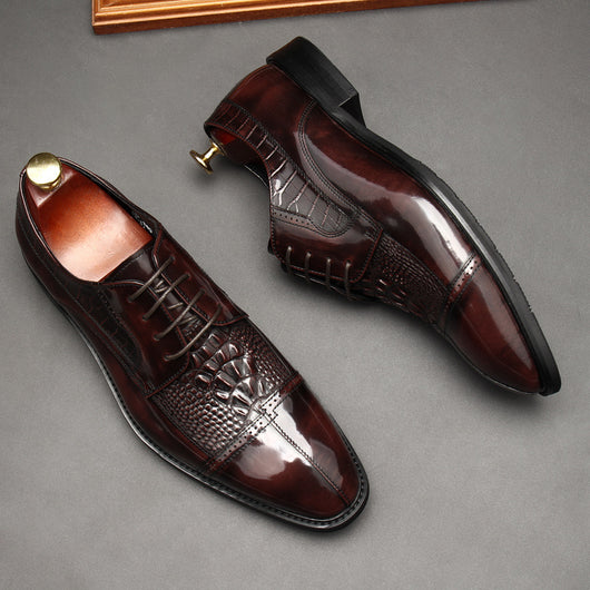 Zapatos de Cuero Ejecutivos Estilo Británico con Costura Premium - Image 2