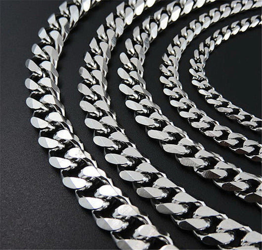 Cadena Cubana de Acero Titanio Europeo y Americano - Image 4